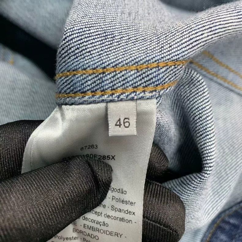 Dior Dior Printed pattern single-breasted denim jacket 2501-Next Size US S / EU 44-46 / 1 - 4 Thumbnail