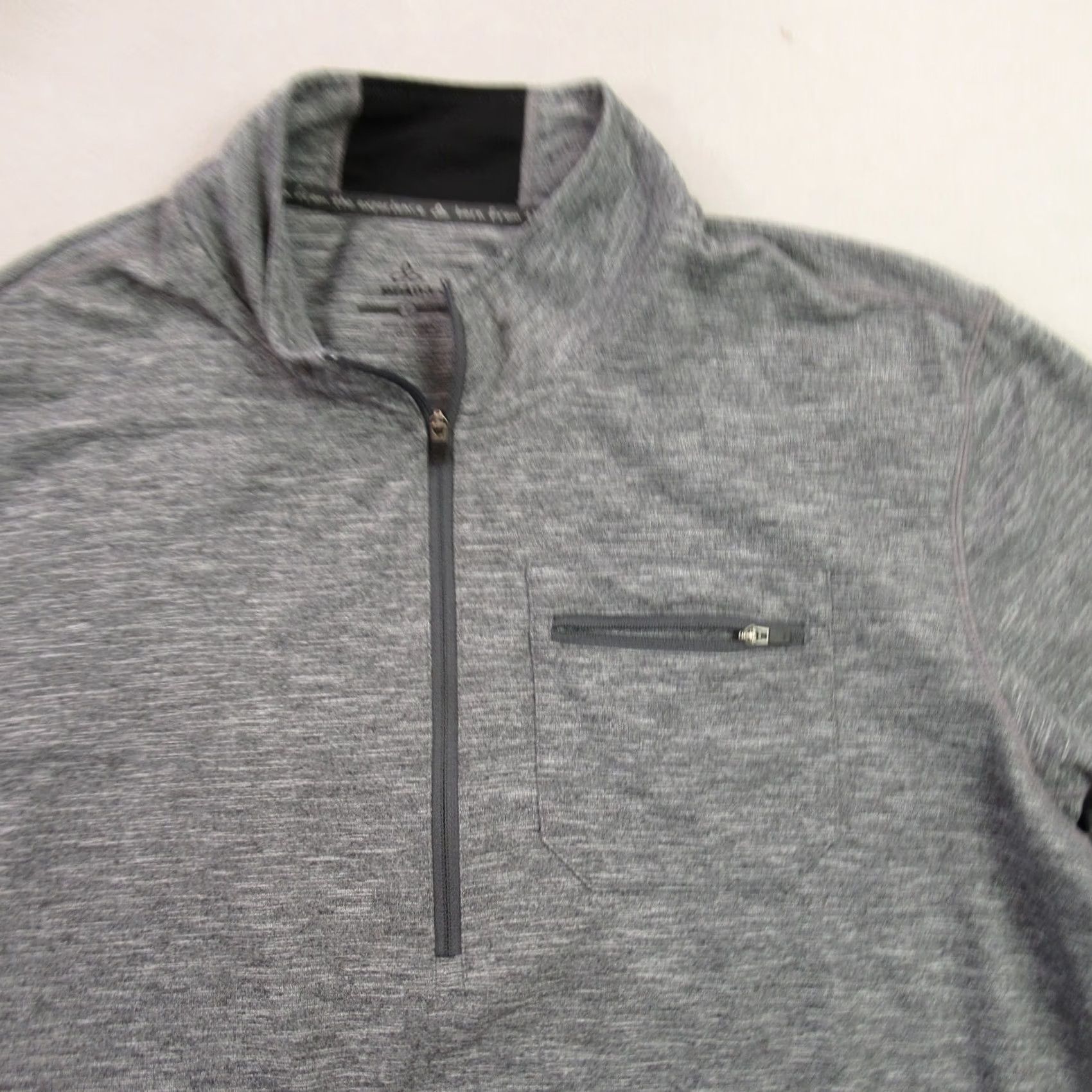 Prana prAna Sweater Mens Large Long Sleeve 1/4 Zip Pullover Outdoor Pocket Gray Size US L / EU 52-54 / 3 - 2 Thumbnail