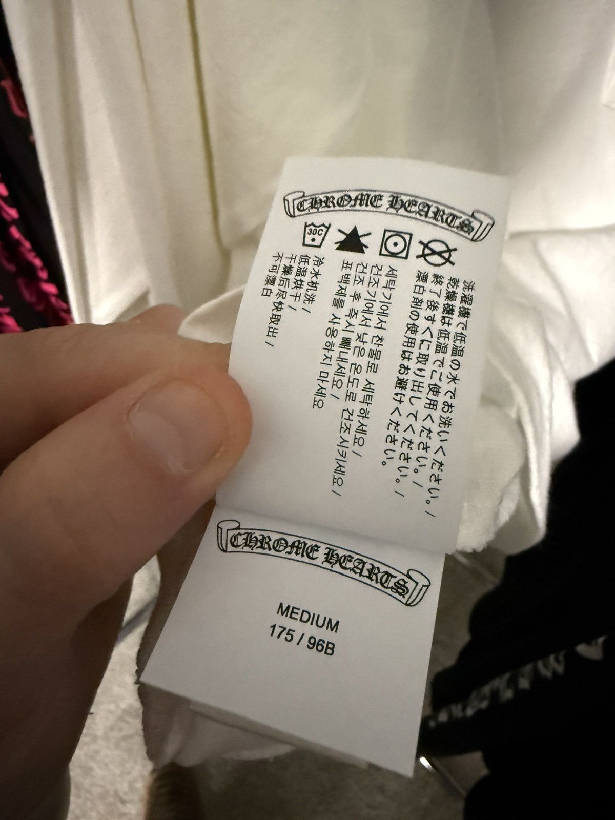 Chrome Hearts Chrome Hearts White “Y Not” Embroidered Longlseeve Size US M / EU 48-50 / 2 - 8 Thumbnail