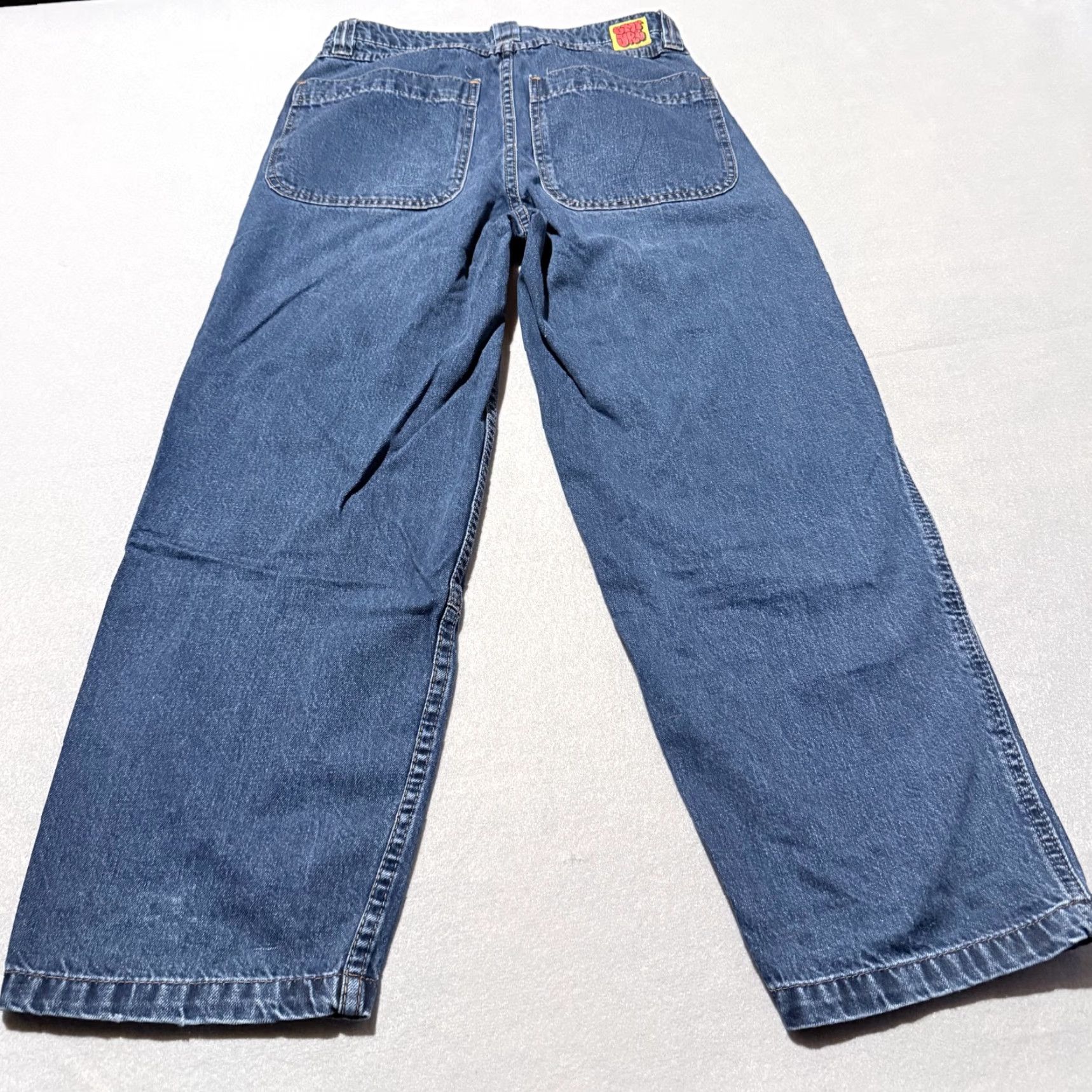 Empyre Empyre Jeans Men Blue Medium Wash Denim Relaxed Baggy 28 Zip Fly 5-Pocket Design Straight Shirt? Size US 28 / EU 44 - 5 Thumbnail
