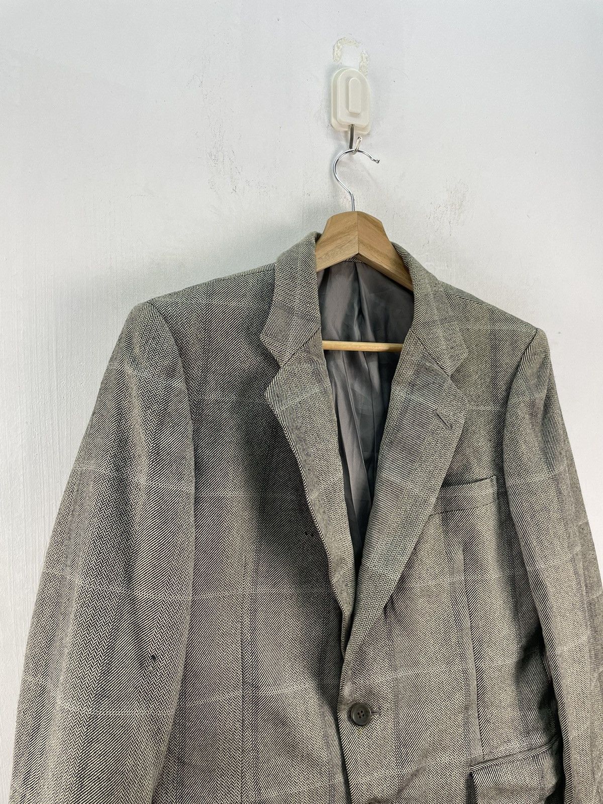 Burberry × Vintage Vintage burberrys blazer jacket coat checkered Size 38R - 5 Thumbnail