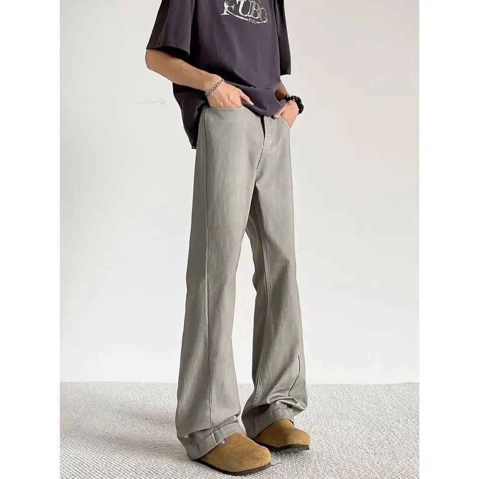 Japanese Brand Retro loose casual wide leg slightly flared jeans Size US 30 / EU 46 - 3 Thumbnail