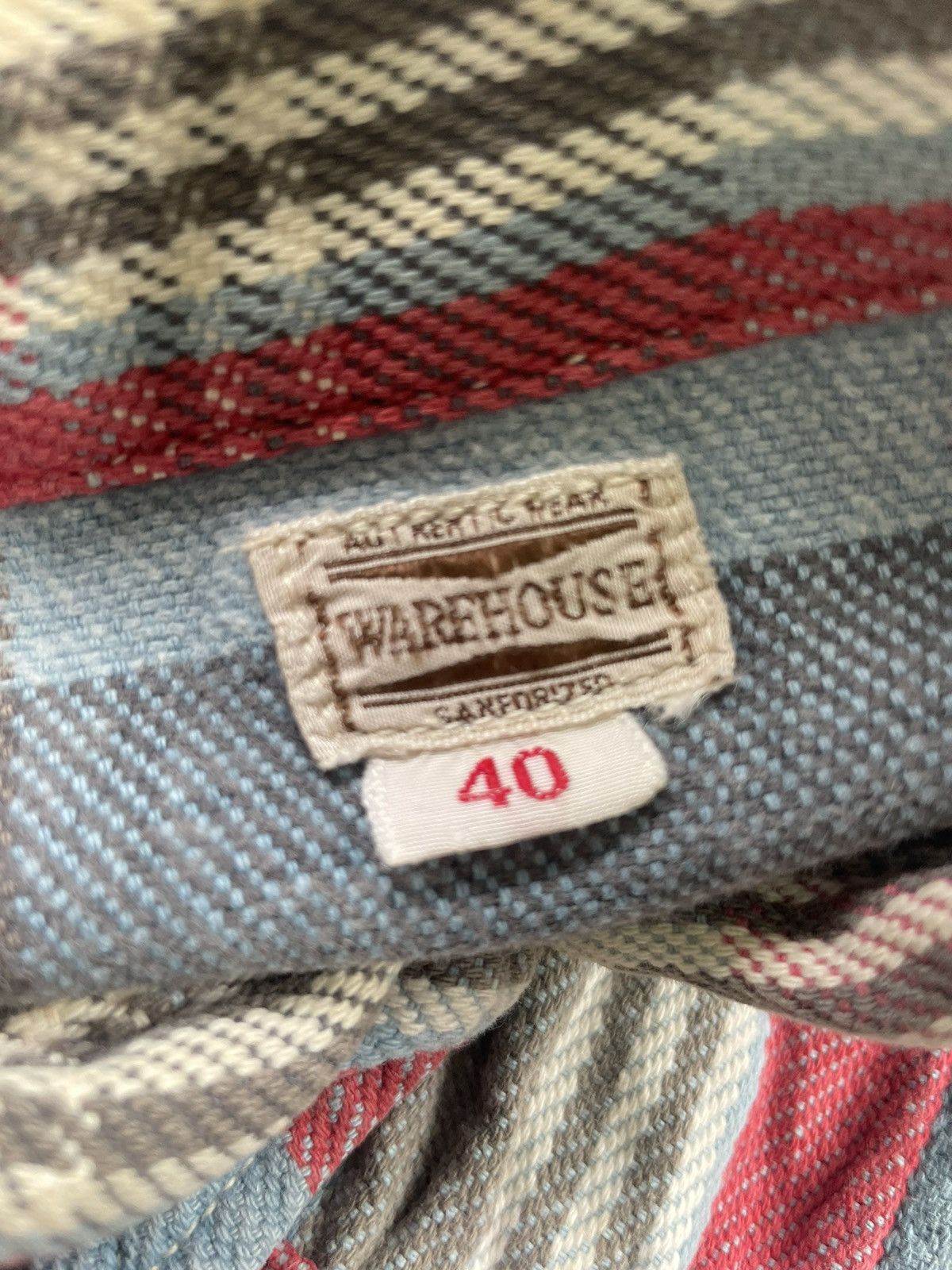 Warehouse Vintage Warehouse Sanforized Flannel Shirt Size US L / EU 52-54 / 3 - 8 Thumbnail