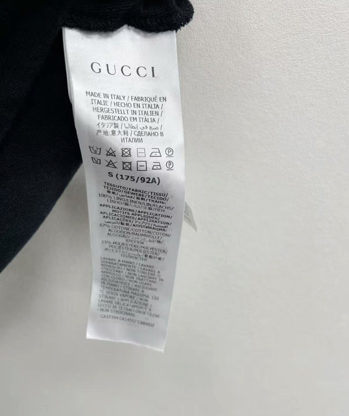 Gucci GUCCI Linen Oversized Long Sleeve T-shirt J30 Size US S / EU 44-46 / 1 - 6 Thumbnail