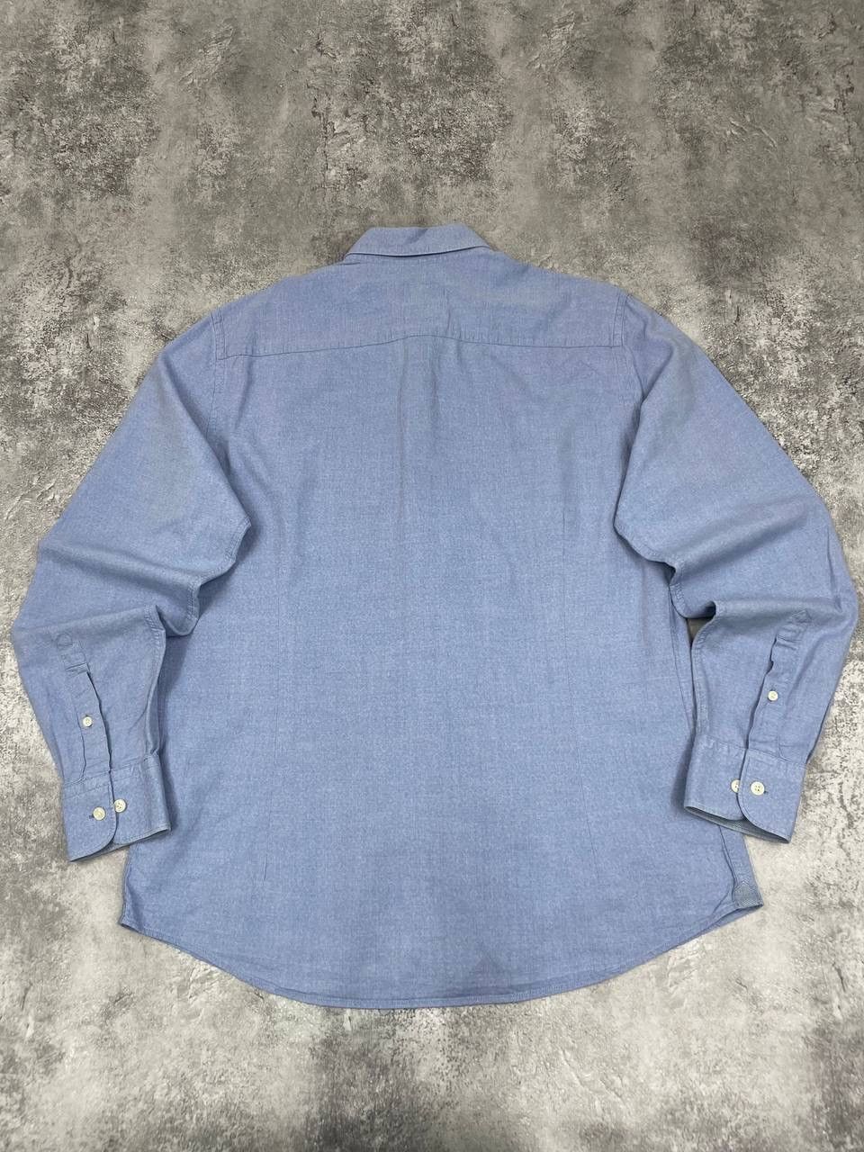 Hackett Hackett Men Cotton Shirt Light Blue Long Sleeve Size US L / EU 52-54 / 3 - 8 Thumbnail