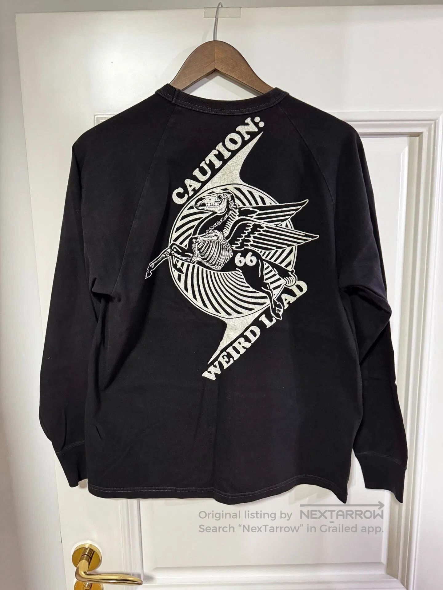 Freewheelers Bootleggers Long Sleeve Skull Shirt. Size US M / EU 48-50 / 2 - 5 Thumbnail