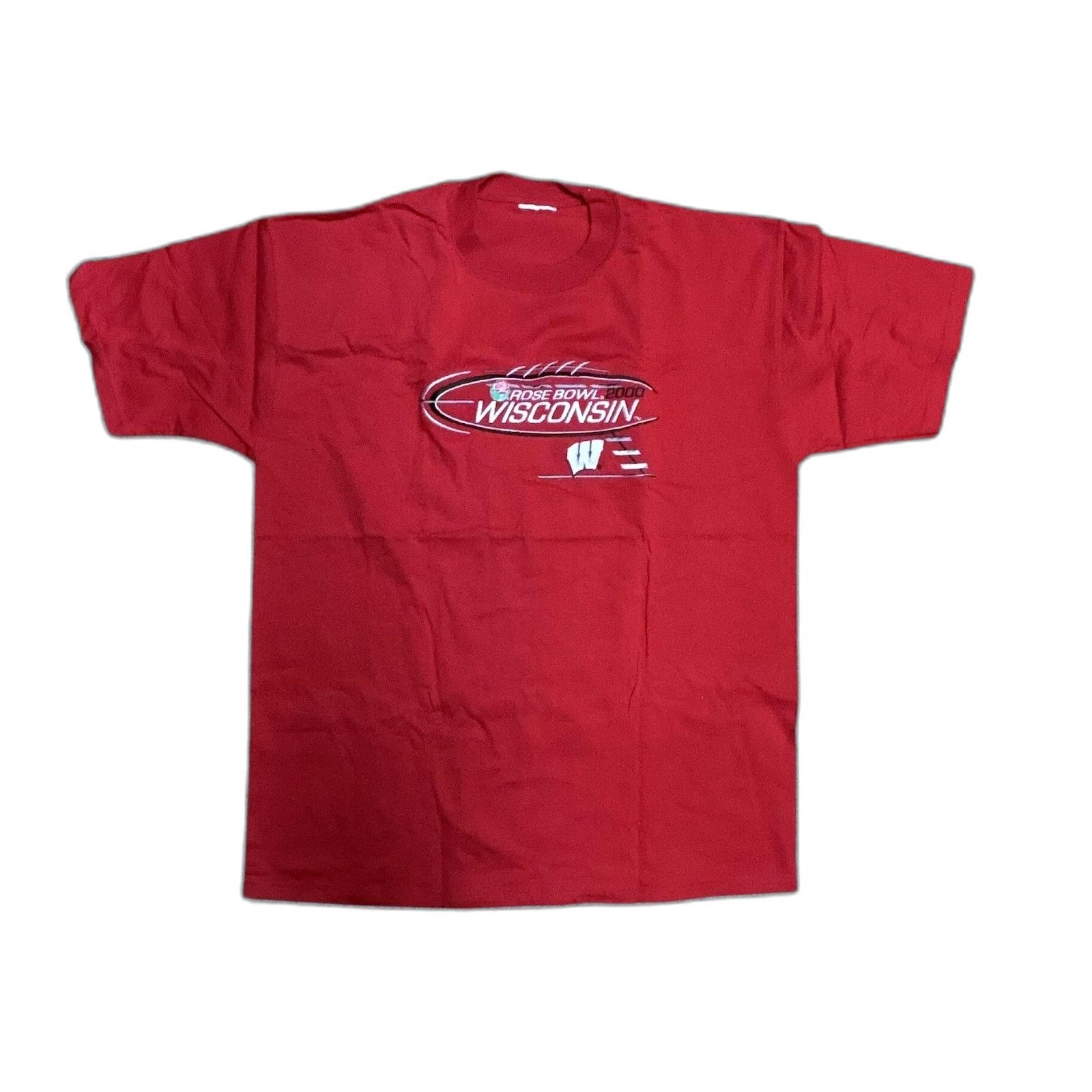 Vintage Vintage NCAA Wisconsins Rose Bolw Embroidered Shirt Red XL Size US XL / EU 56 / 4 - 1 Thumbnail