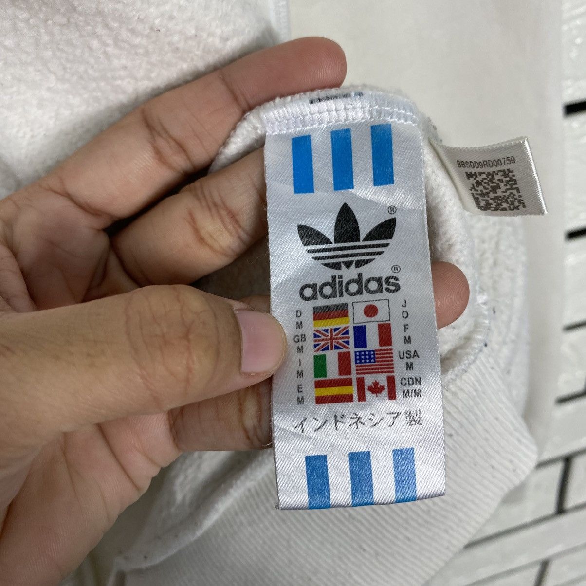 Adidas Vintage Zipper Bomber Jacket Adidas Big Logo Size US M / EU 48-50 / 2 - 22 Thumbnail