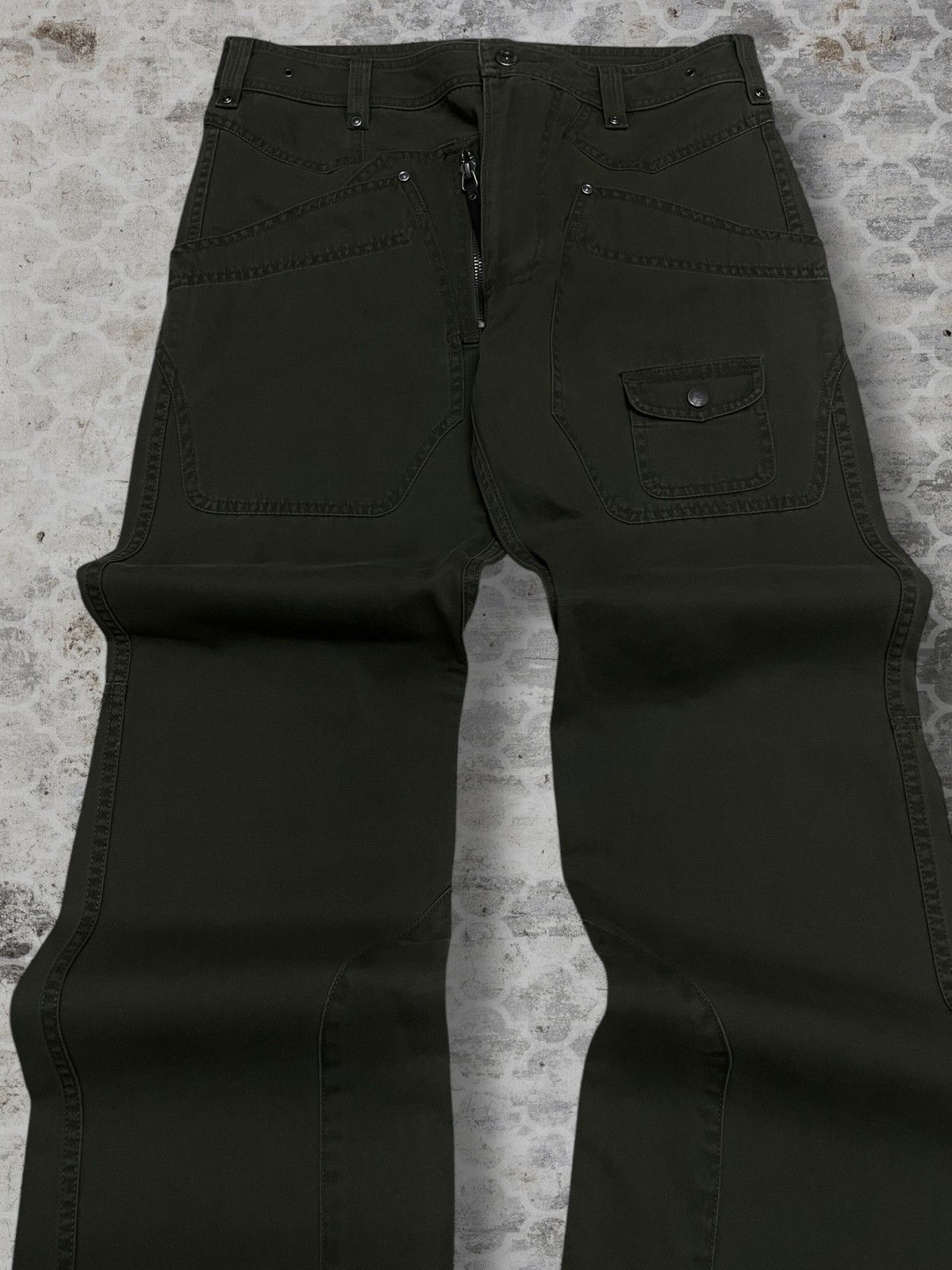 Diesel Vintage Authentic Designer Diesel Carpenter Style Pant Size US 31 - 4 Thumbnail