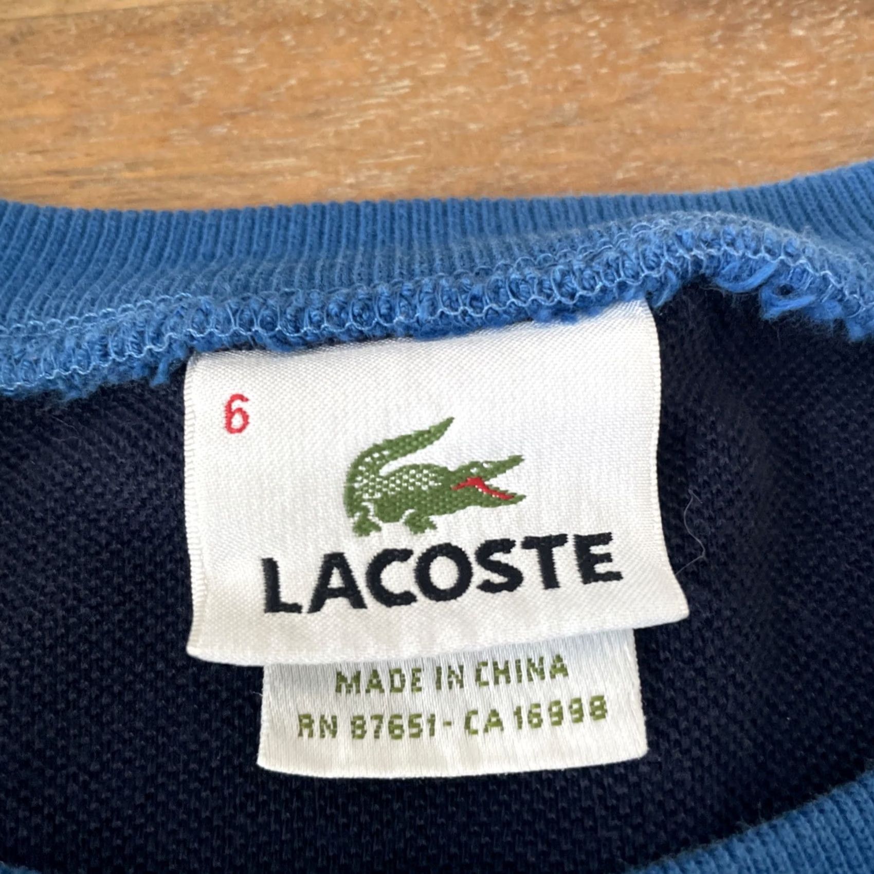 Lacoste Lacoste Blue Crewneck Sweatshirt Mens Size 6 Long Sleeve Pullover USA Flag Logo City Classic Hip Hop Outdoor Preppy USA Logo Pullover Sweatshirt Mens Size US S / EU 44-46 / 1 - 3 Thumbnail