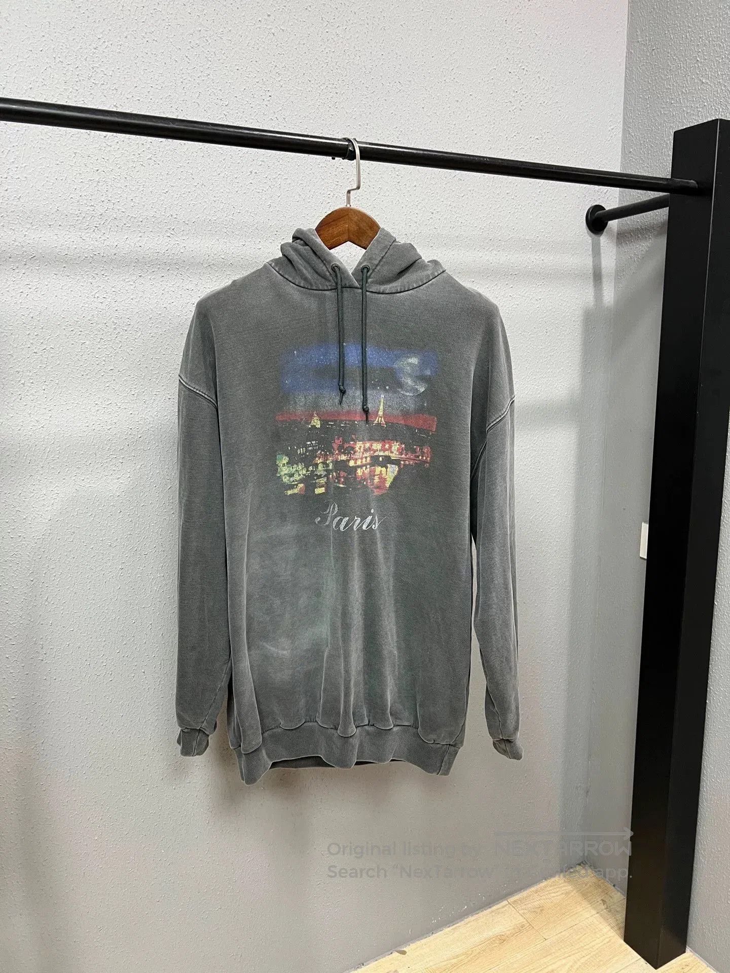 Balenciaga balenciaga gray hoodie with city design. Size US S / EU 44-46 / 1 - 1 Thumbnail