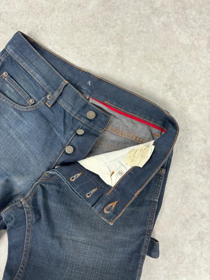 Prada AW2008 Prada Navy Faded Denim Jeans Size US 30 / EU 46 - 9 Thumbnail