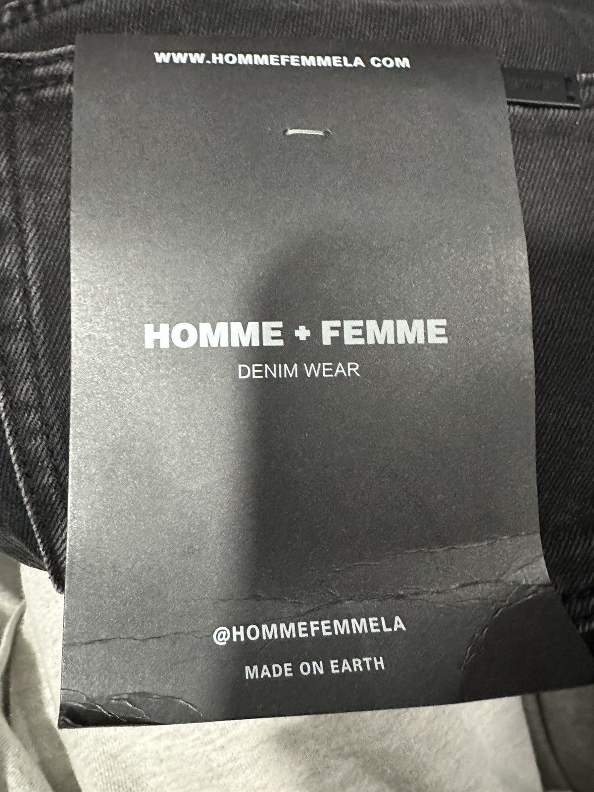 Homme + Femme La HOMME + FEMME PATCHWORK DENIM PANTS Size US 36 / EU 52 - 4 Thumbnail