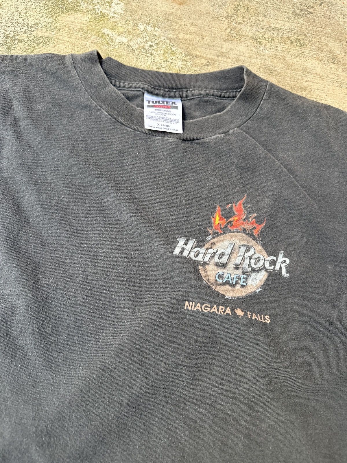 Hard Rock Cafe × Vintage Vintage 90s y2k flaming Black Hard Rock Cafe T-shirt Size US XL / EU 56 / 4 - 4 Thumbnail