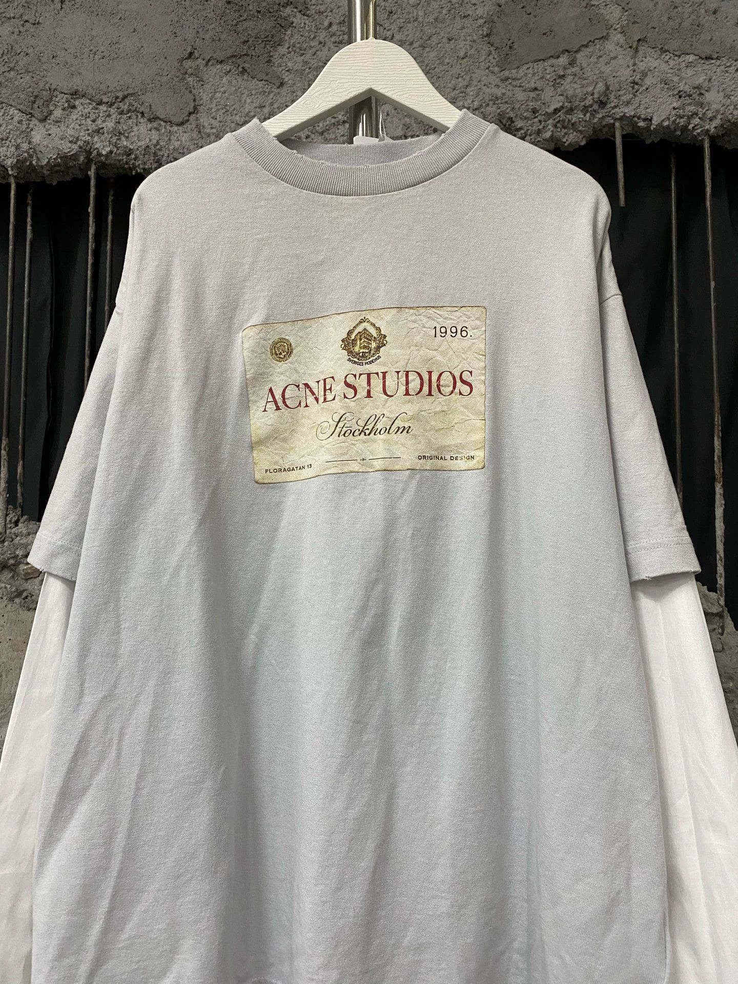Acne Studios Acne Studios Distressed Layered Long Sleeve Top XS New Size XS / US 0-2 / IT 36-38 - 3 Thumbnail