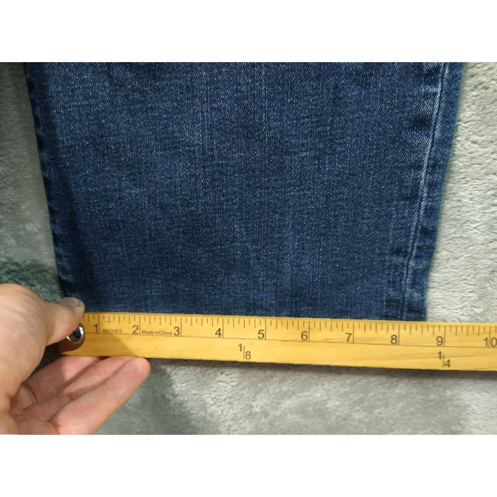 Lucky Brand Lucky Brand Jeans Mens 40x30 Blue Denim 363 Vintage Straight High Rise Dark Wash Jeans Size US 40 / EU 56 - 6 Thumbnail