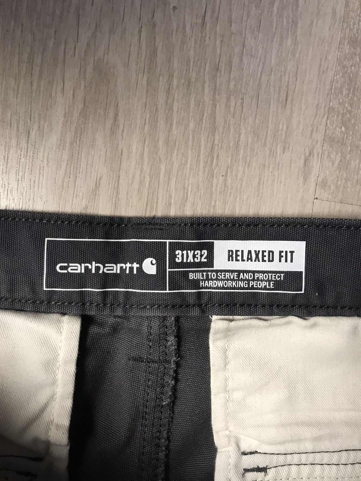 Carhartt × Vintage New !!! Carhartt Canvas Cargo pants vintage 90s workwear Size US 31 - 6 Thumbnail