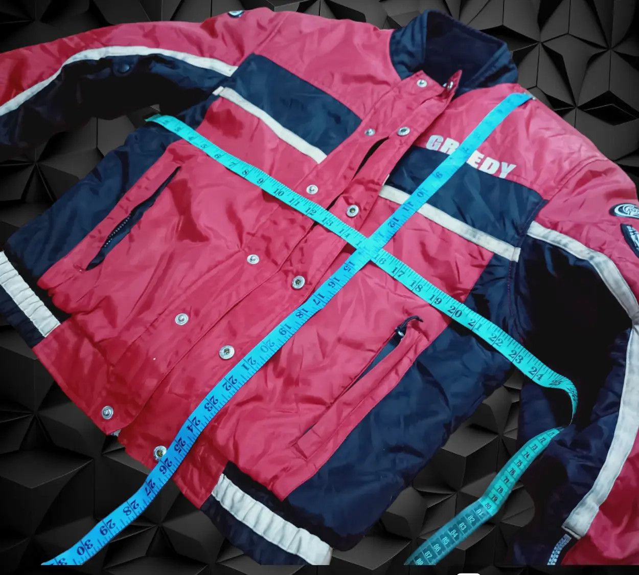 Greedy Genius VINTAGE GREEDY RACING REVERSABLE JACKET. Size US L / EU 52-54 / 3 - 5 Thumbnail