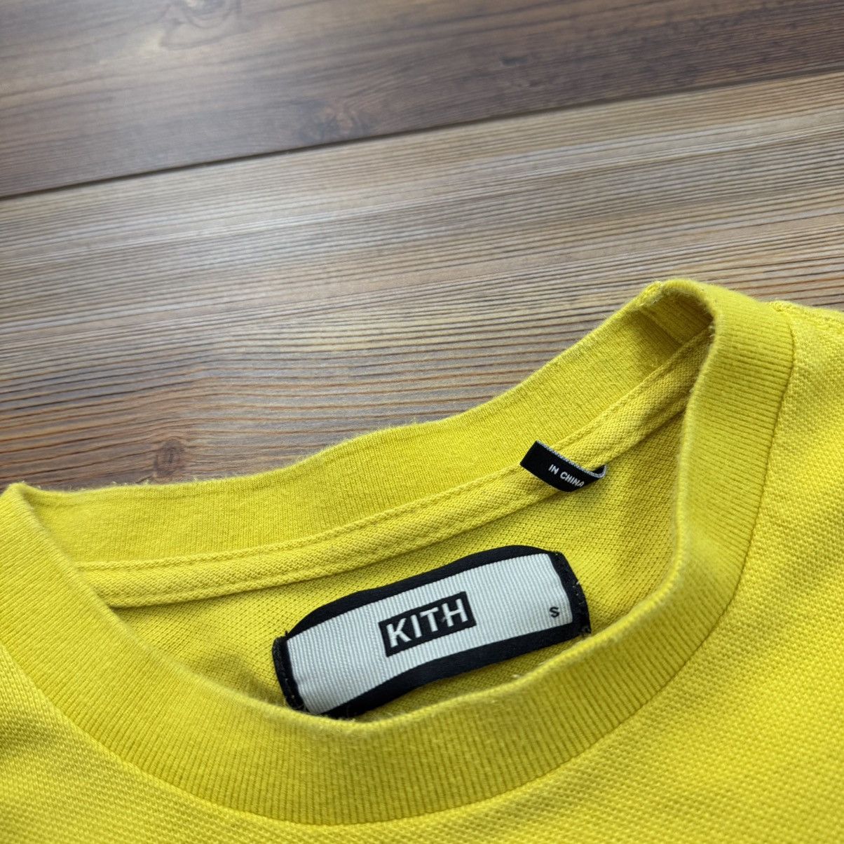 Kith KITH Pique SS US Logo Pocket Yellow Tee Shirt Size US S / EU 44-46 / 1 - 4 Thumbnail