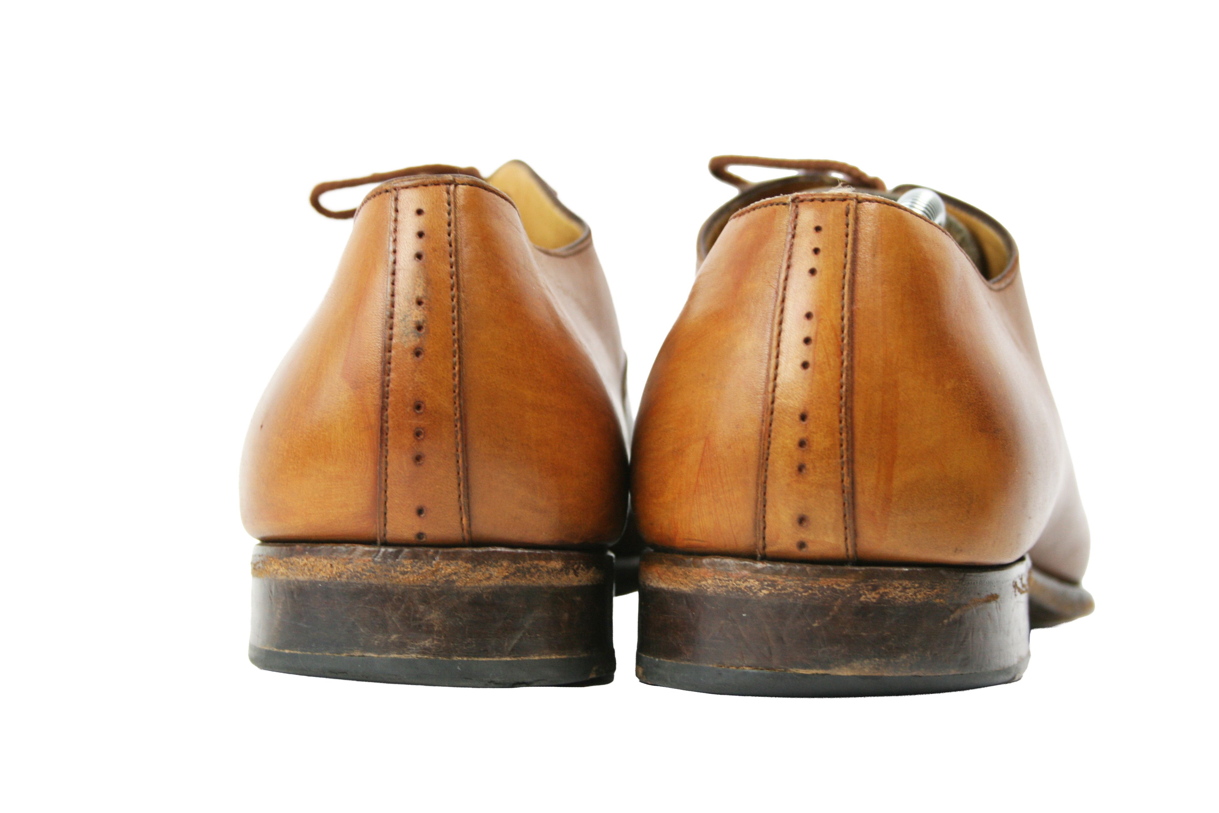 Carlos Santos Santiago Perforated Oxford Shoes Size US 12 / EU 45 - 11 Thumbnail