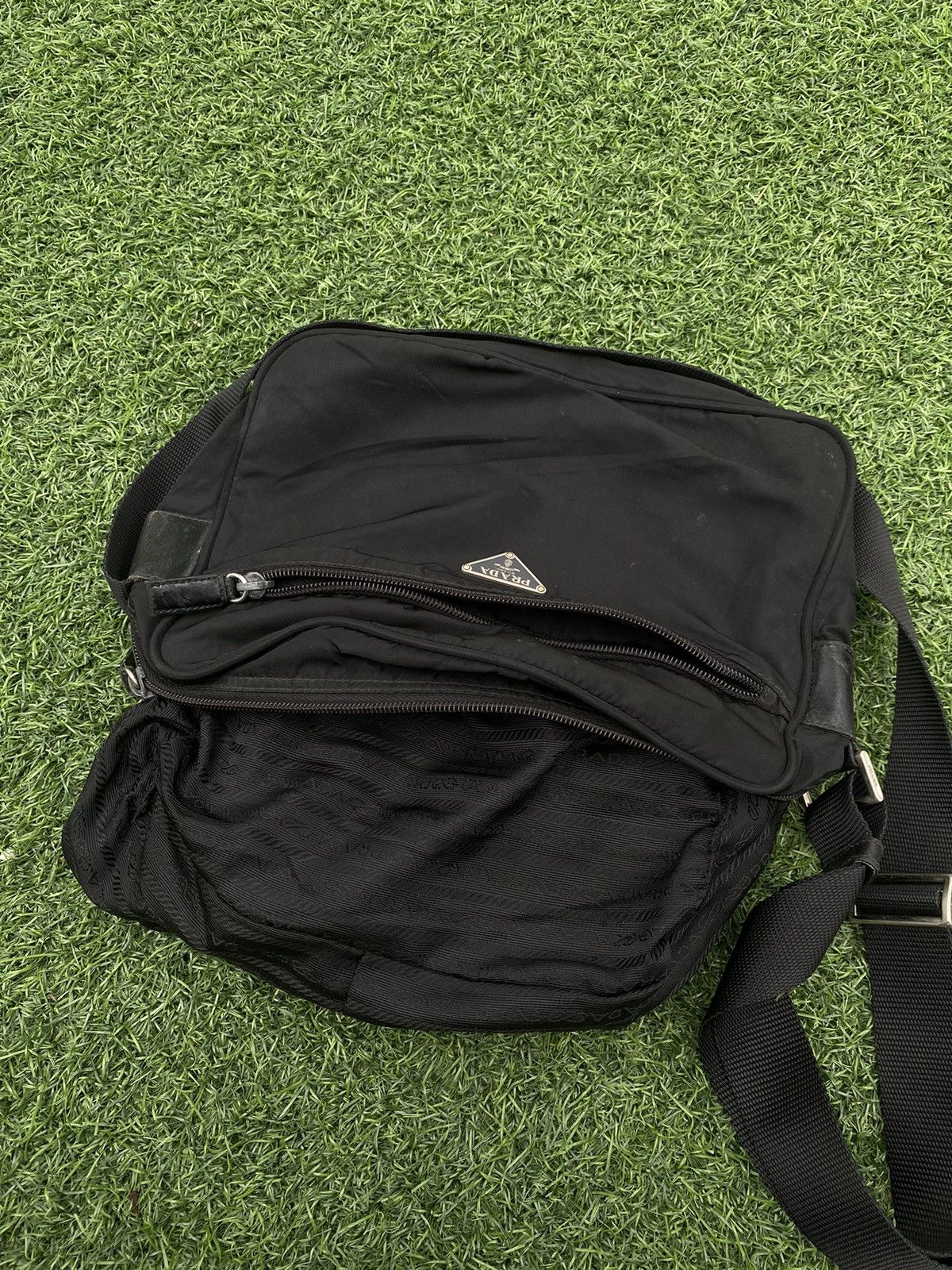Prada PRADA BLACK NYLON CROSSBODY BAG Size ONE SIZE - 10 Thumbnail