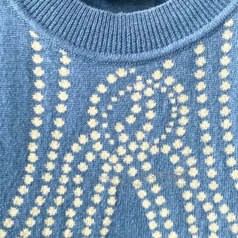 Hermes Hermes Navy Knit Top Size XXS / US 00 / IT 34 - 5 Thumbnail