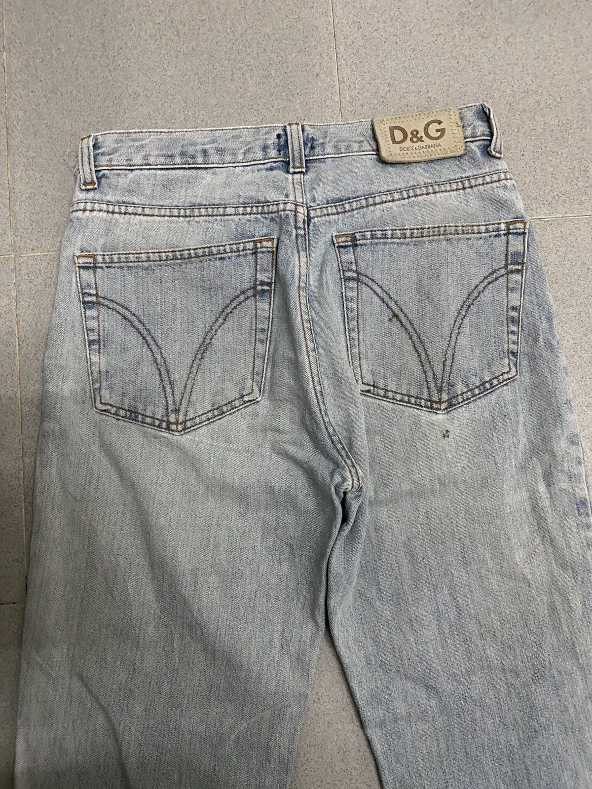 Dolce & Gabbana × Vintage Vintage Dolce&Gabbana Distress Denim Jeans Size US 29 - 3 Thumbnail