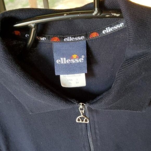 Ellesse Ellesse Embroidered Embellished 1/4 Zip Short Sleeve Collare Size US L / EU 52-54 / 3 - 3 Thumbnail