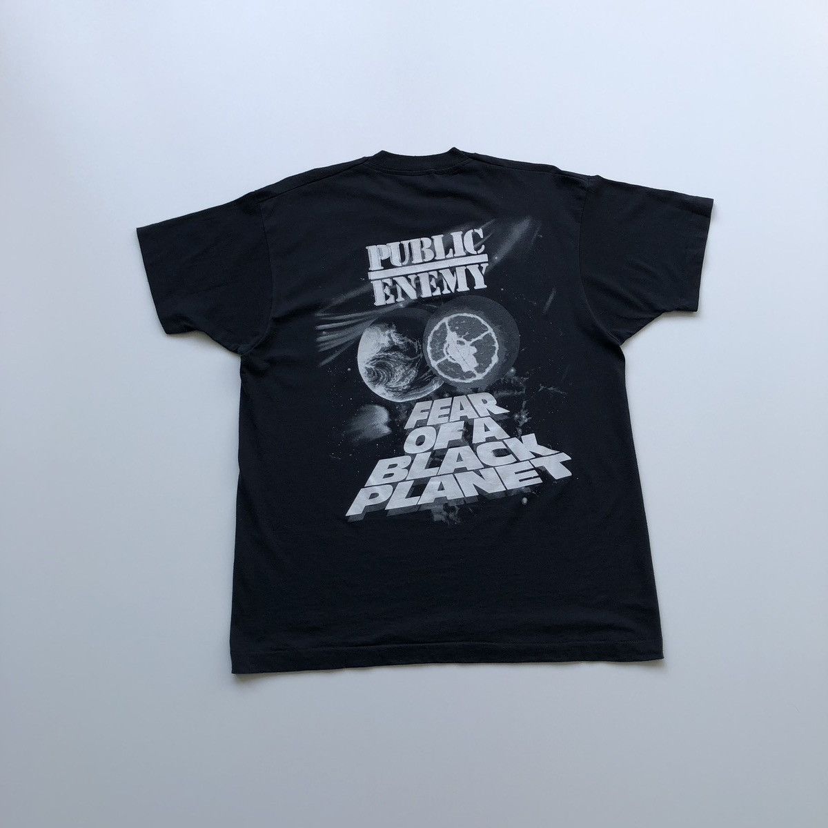 Public Enemy Public Enemy 1990 Fear OfA Black Planet Vintage 90’s T-Shirt Size US XL / EU 56 / 4 - 2 Thumbnail
