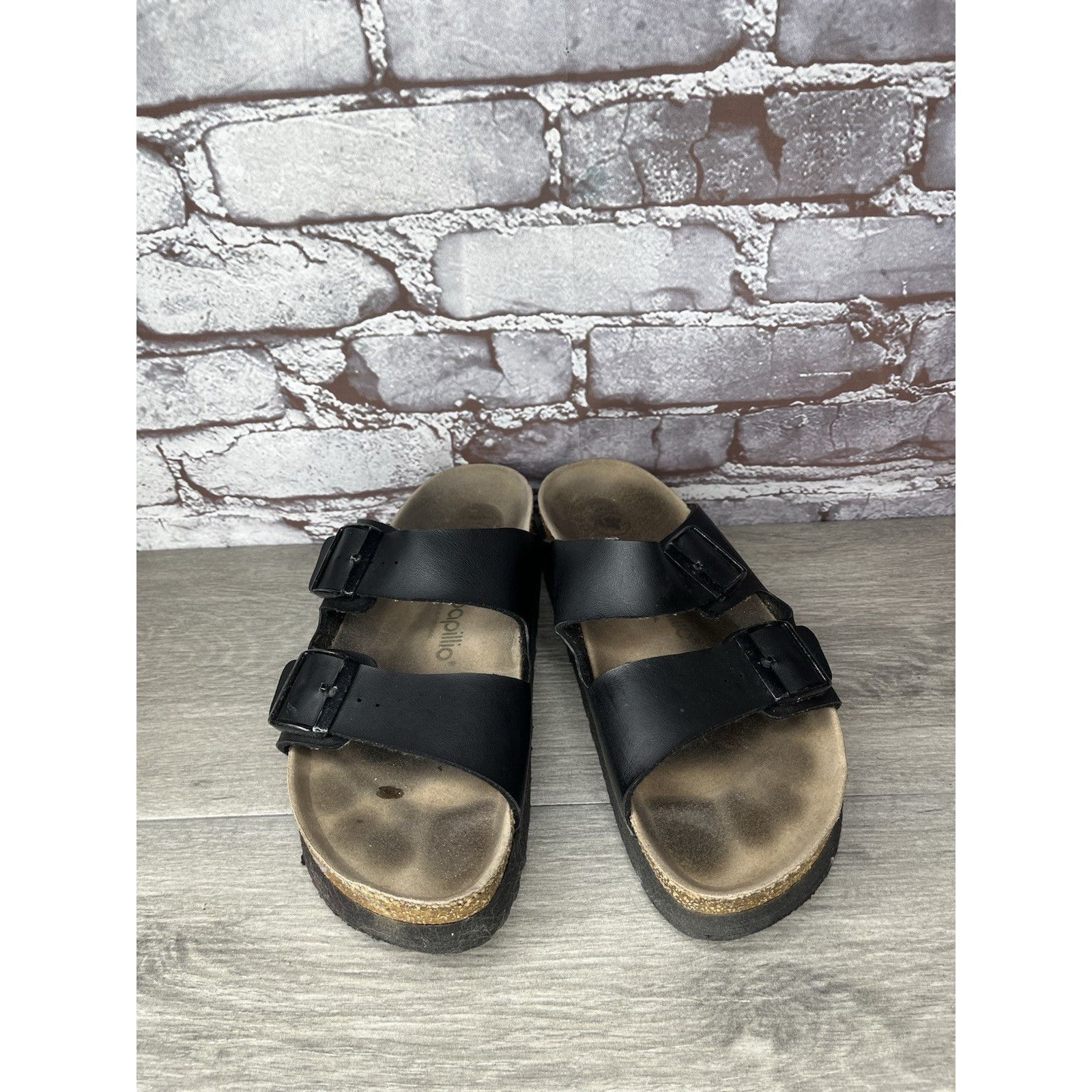 Birkenstock Birkenstock Papillio Arizona Platform Vegan Black Birko-Flor Size US 9.5 / IT 39.5 - 14 Thumbnail