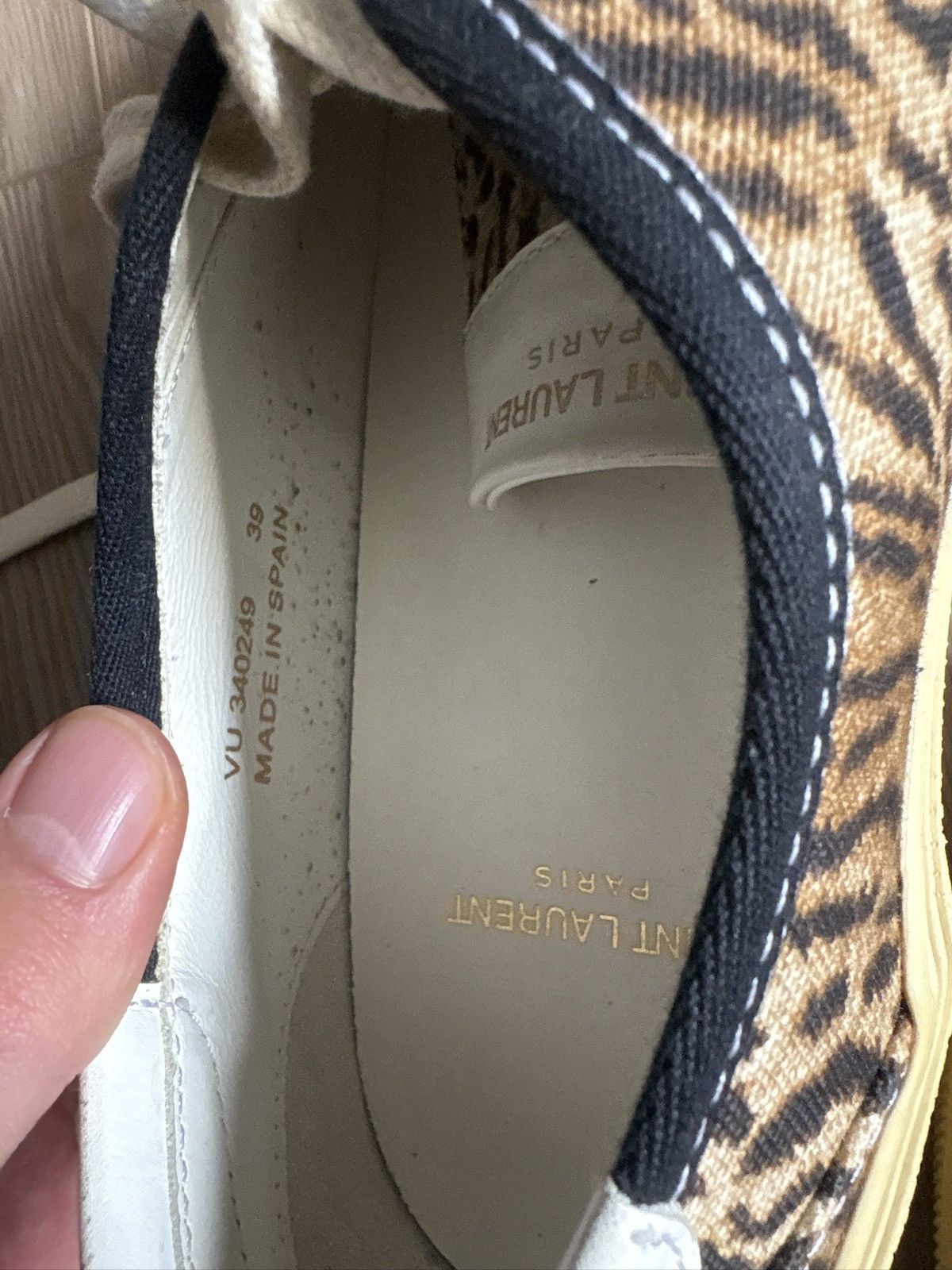 Saint Laurent Paris Saint Laurent Paris Leopard print sneakers Size US 7 / EU 40 - 6 Thumbnail