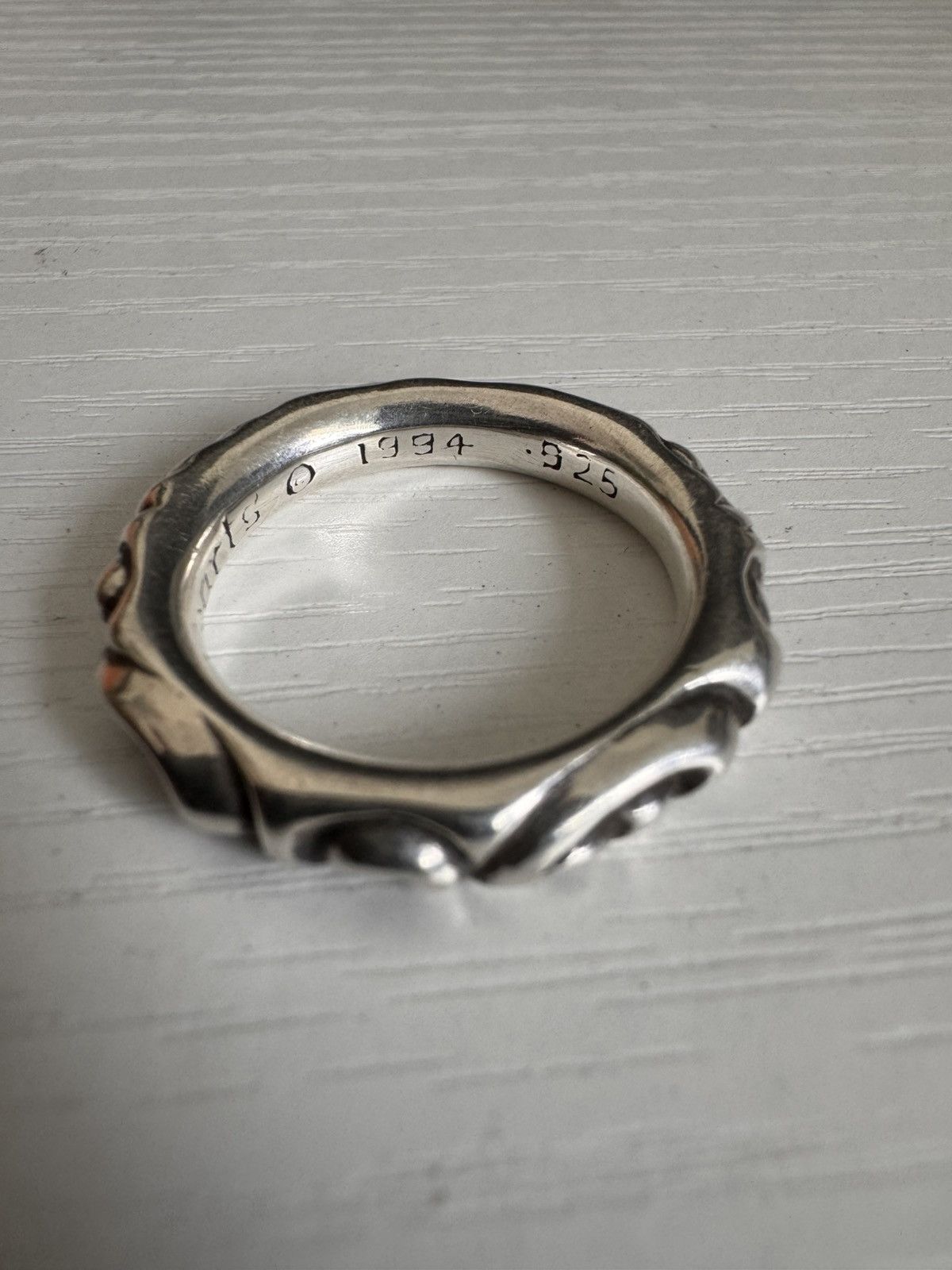 Chrome Hearts Chrome Hearts Scroll Band Ring Size ONE SIZE - 2 Thumbnail