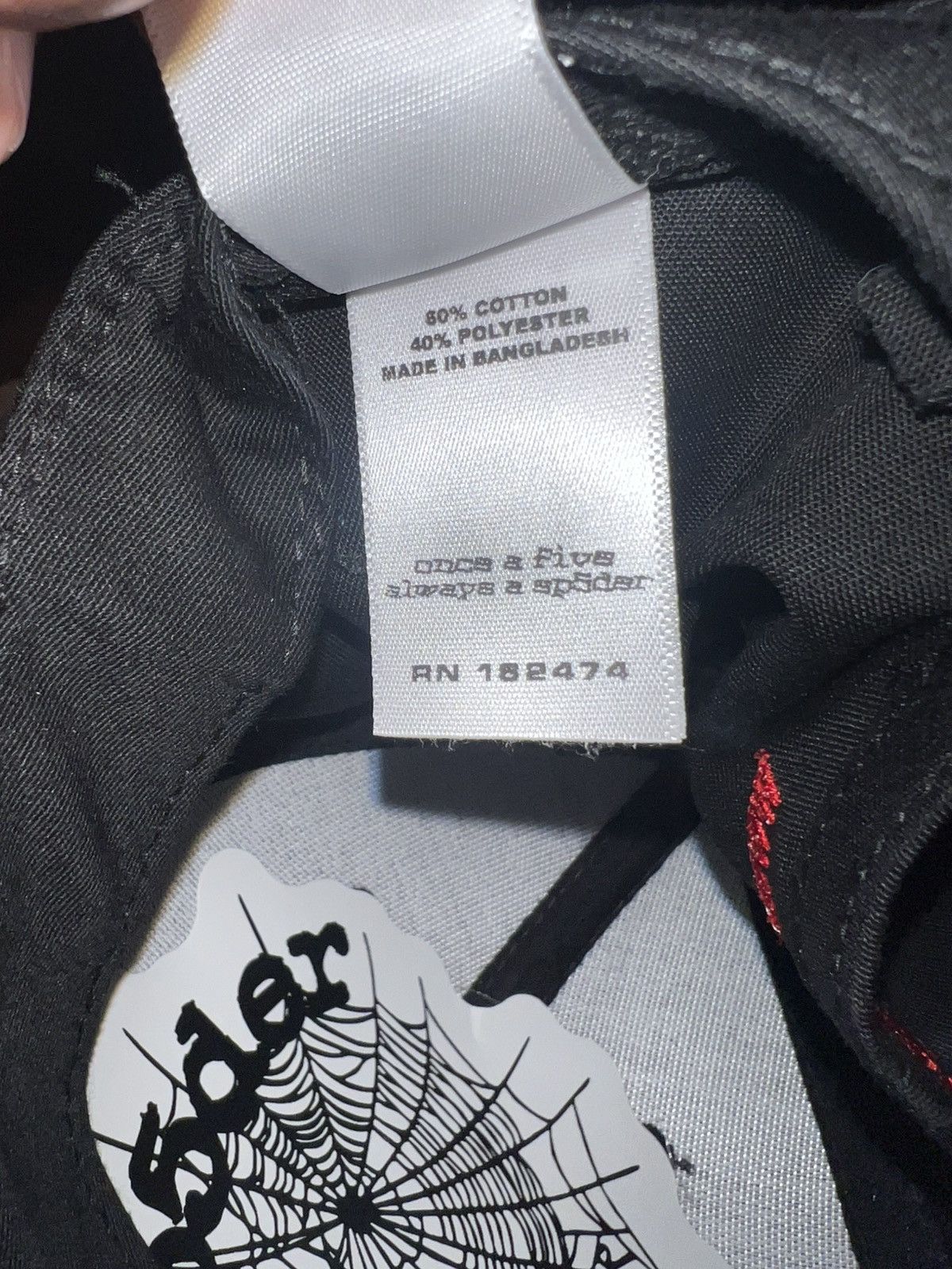 Sp5der Sp5der NYC EXCLUSIVE 6 Panel Black I Love NYC Size ONE SIZE - 4 Thumbnail
