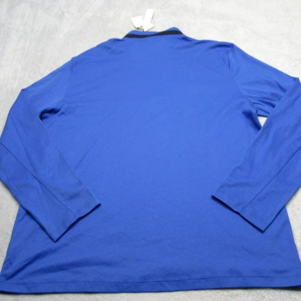 Calvin Klein Calvin Klein Shirt Men XXL Blue Liquid Touch Pullover Long Sleeve Casual 1/4 Zip Mock Neck Colorblock Lightweight Breathable Size US XXL / EU 58 / 5 - 3 Thumbnail