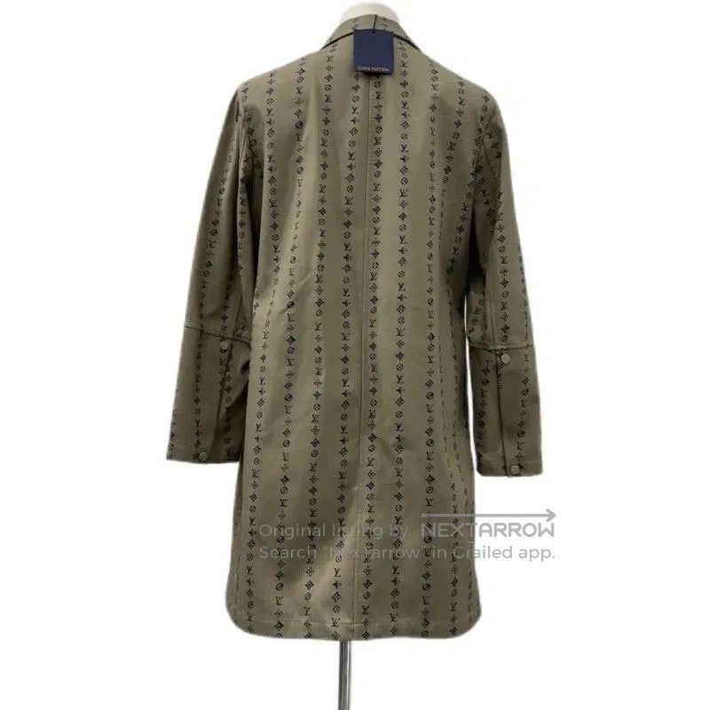 Louis Vuitton Louis Vuitton Khaki Cotton Men's Overcoat . Size US M / EU 48-50 / 2 - 2 Thumbnail