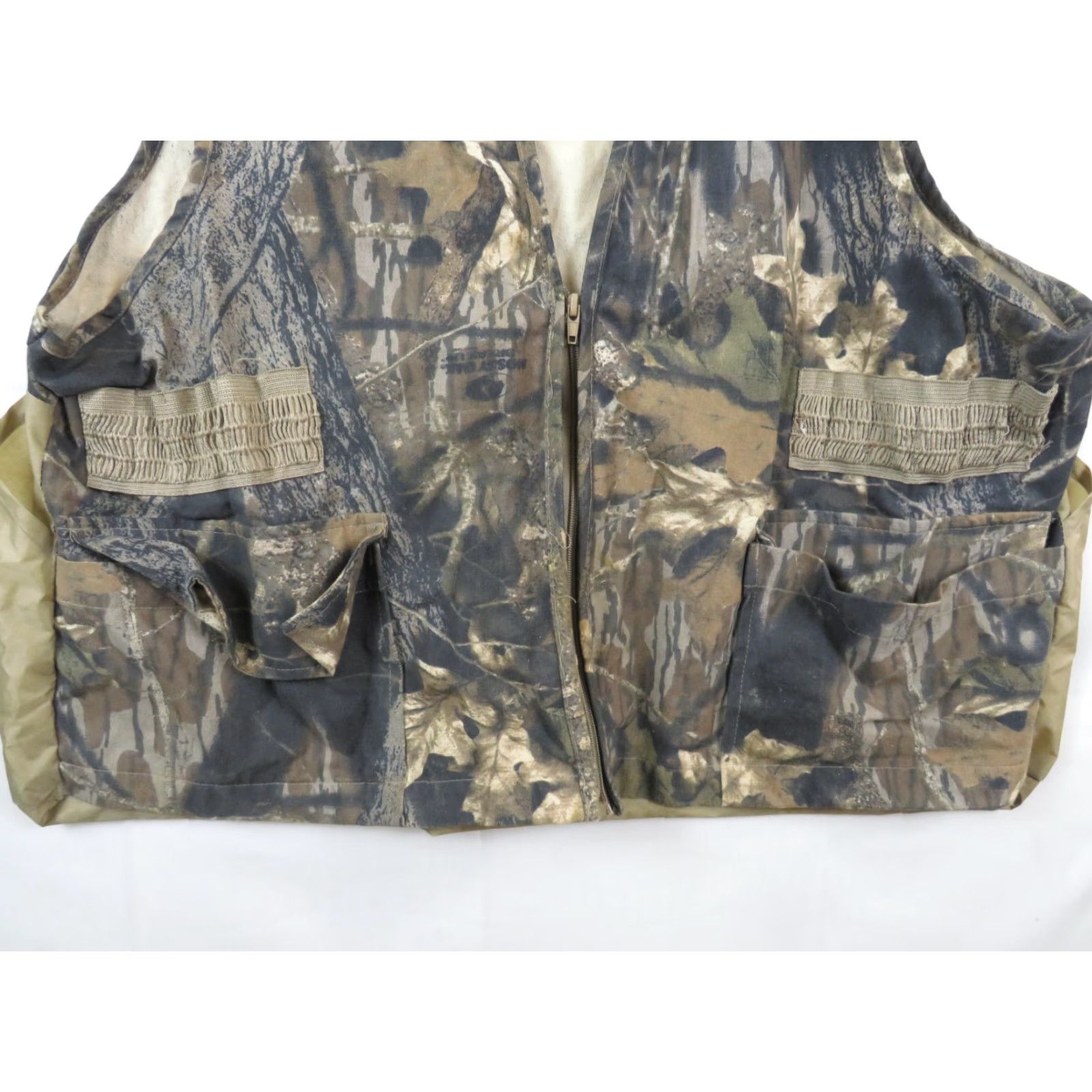 Vintage VTG Black Sheep Vest - Hunting Camo Overcoat, XL, Brown, Pockets, Zip Closure, Button Accents, Machine Washable, Fall Winter, Men Size US XL / EU 56 / 4 - 2 Thumbnail