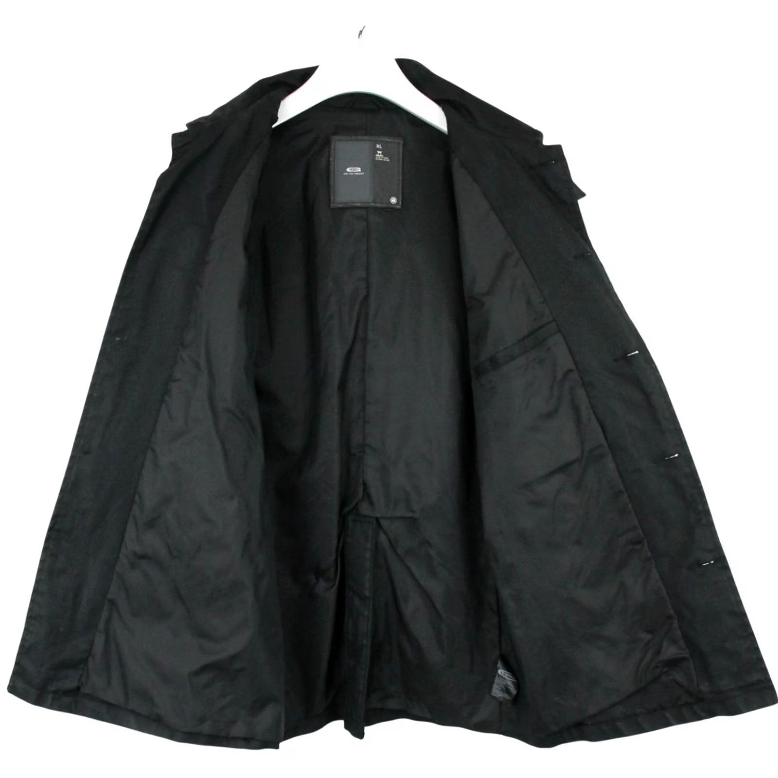G-Star G-STAR Decoy Garber Trench Jacket Men's XL Button Up Pockets Black (Jacket) Size US XL / EU 56 / 4 - 4 Thumbnail