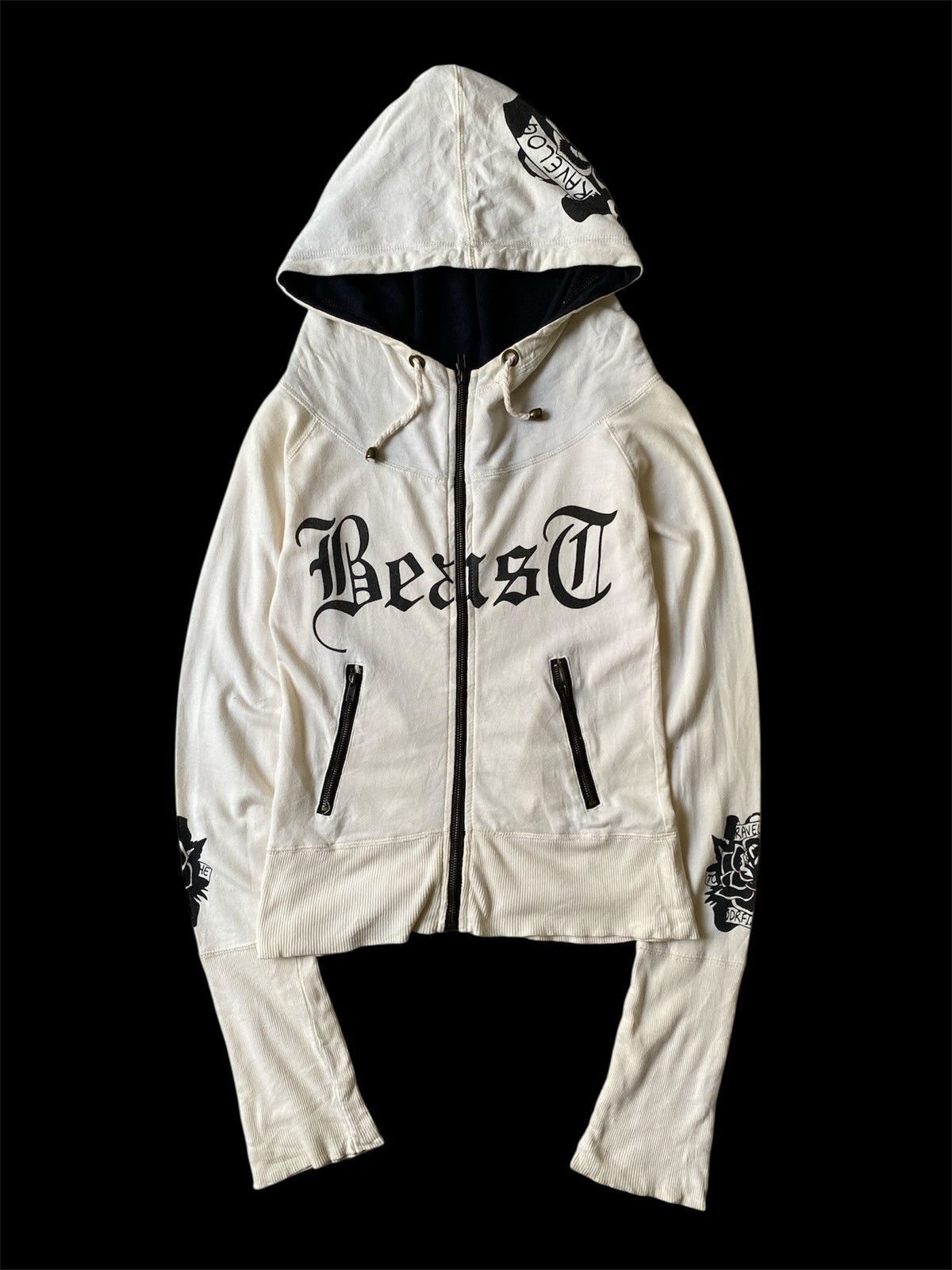 Japanese Brand 2000s d.i.a Japan Tattoo Design Hoodie Size US S / EU 44-46 / 1 - 2 Thumbnail