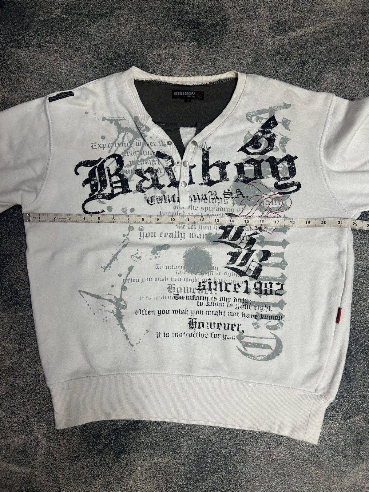 Japanese Brand BadBoy- Poem Longsleeve ifsixwasnine Lgb style Size US M / EU 48-50 / 2 - 10 Thumbnail