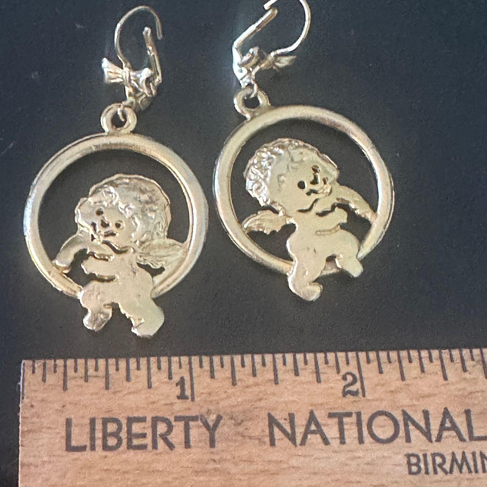 Vintage Vintage Ultra Craft Cupid Dangle Pierced Earrings Size ONE SIZE - 3 Thumbnail