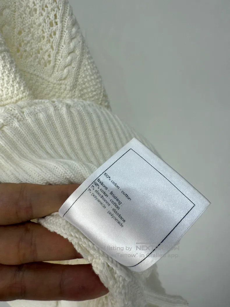 Chanel Chanel Beach series one-line collar mid-sleeved knitted sw Size XS / US 0-2 / IT 36-38 - 7 Thumbnail