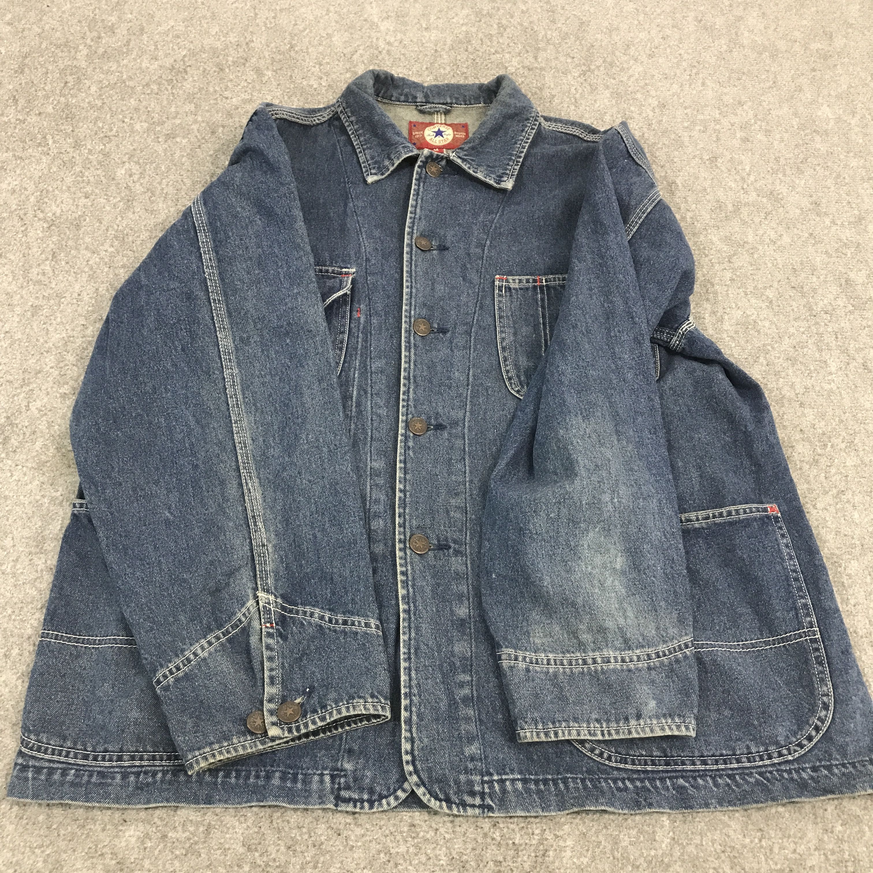 Converse CONVERSE ALL STAR CHORE DENIM JACKET Size US M / EU 48-50 / 2 - 8 Thumbnail