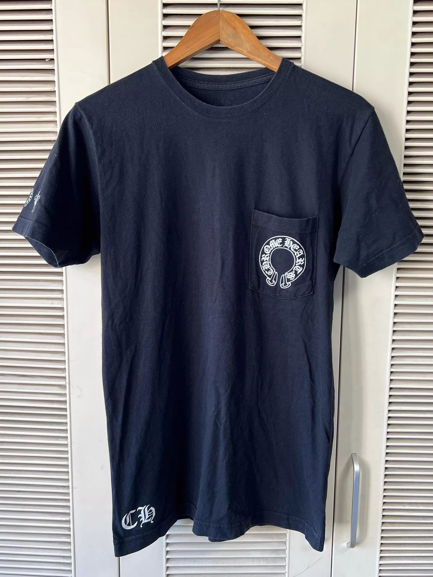 Chrome Hearts Chrome Hearts Black M Short T Pkt/Back Logo/Cuff Print Size US M / EU 48-50 / 2 - 1 Thumbnail