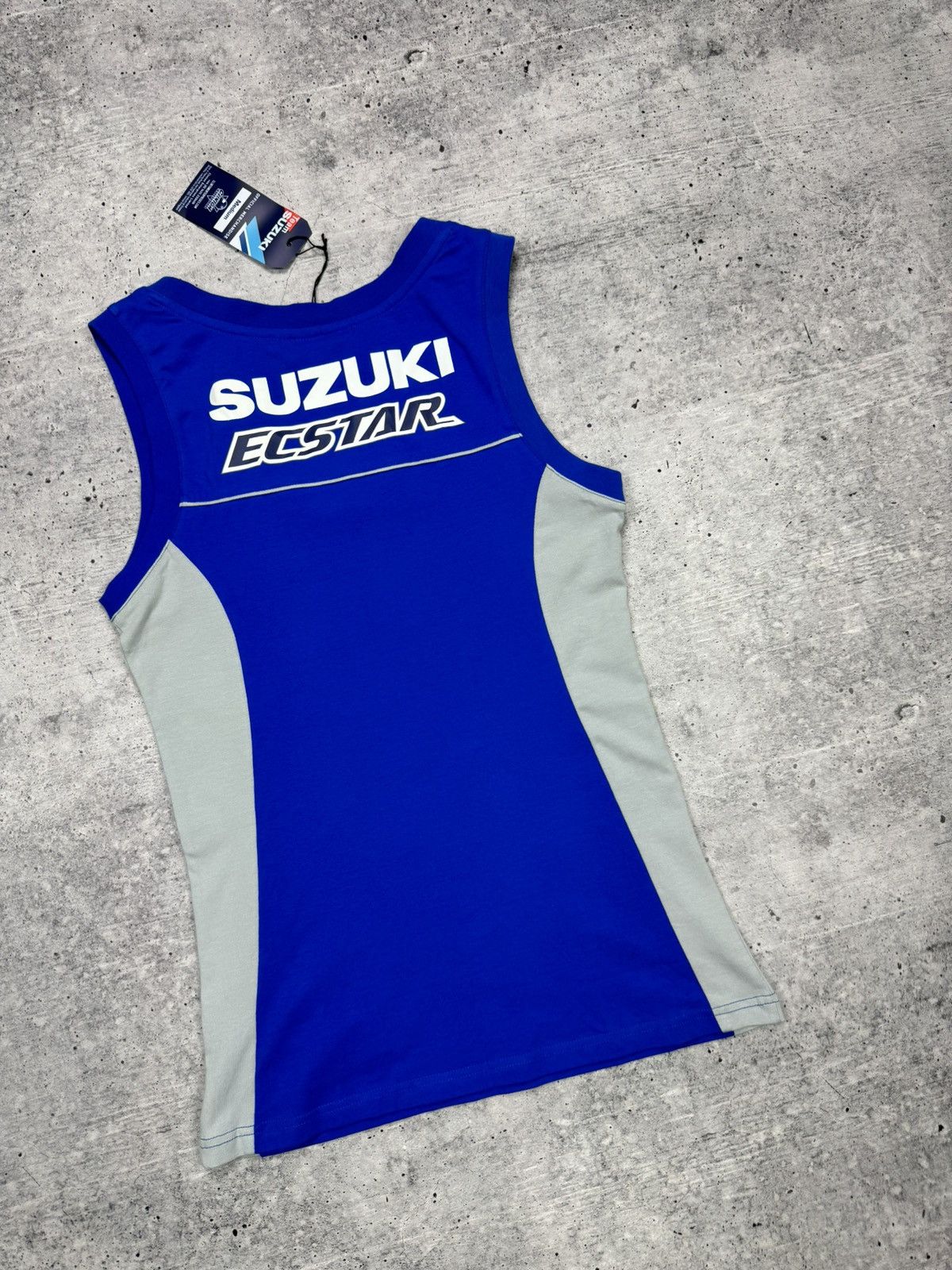 Designer Vintage 90’s Y2K Style Suzuki Tank Top Sleeveless T-Shirt Size US M / EU 48-50 / 2 - 12 Thumbnail
