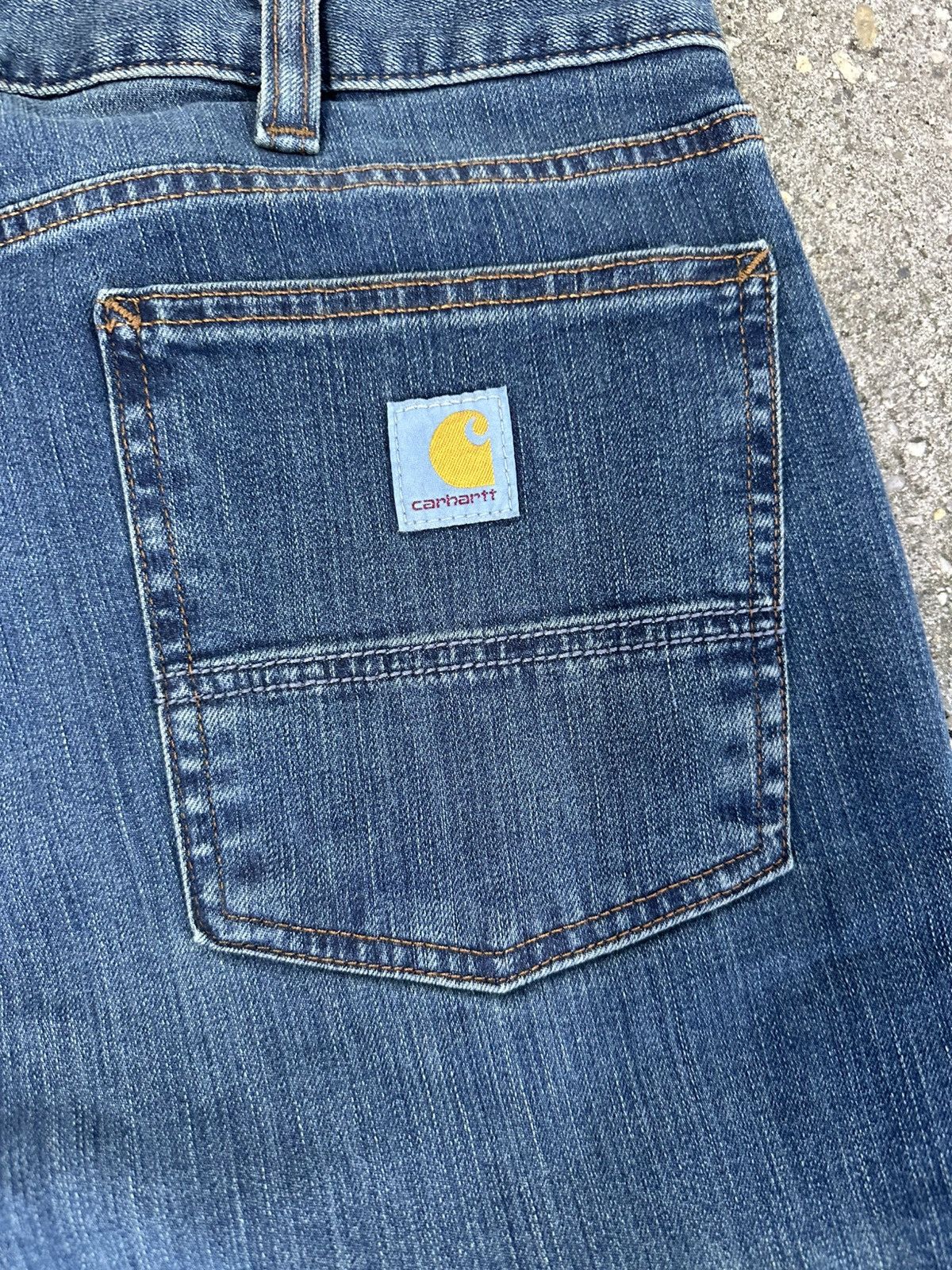 Carhartt RUGGED FLEX® RELAXED FIT LOW RISE 5POCKET TAPERED JEAN 38x30 Size US 38 / EU 54 - 4 Thumbnail