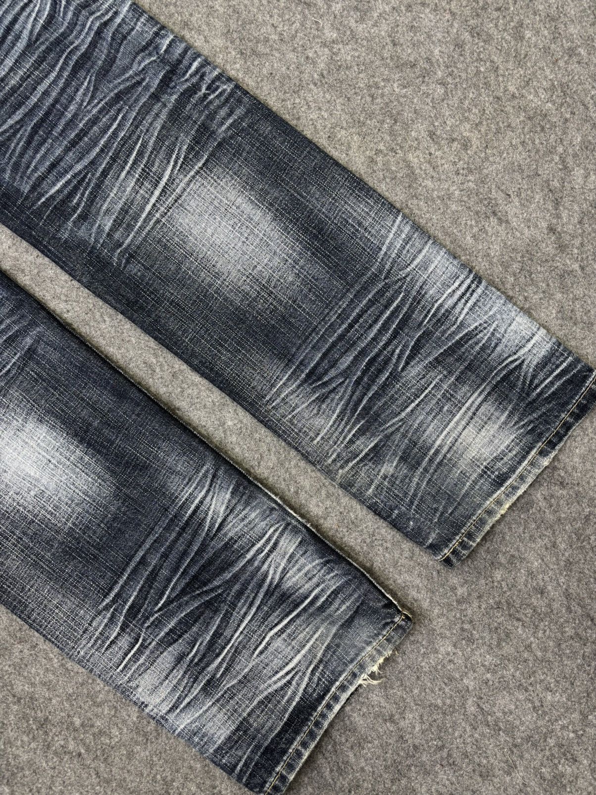 Japanese Brand 💥Insane Artisanal Sorridere Distressed Denim F782 Size US 33 - 15 Thumbnail