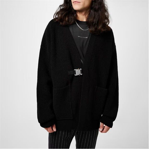 1017 ALYX 9SM o1g2r1mq0824 Buckle Sweaters in Black Size US L / EU 52-54 / 3 - 3 Thumbnail