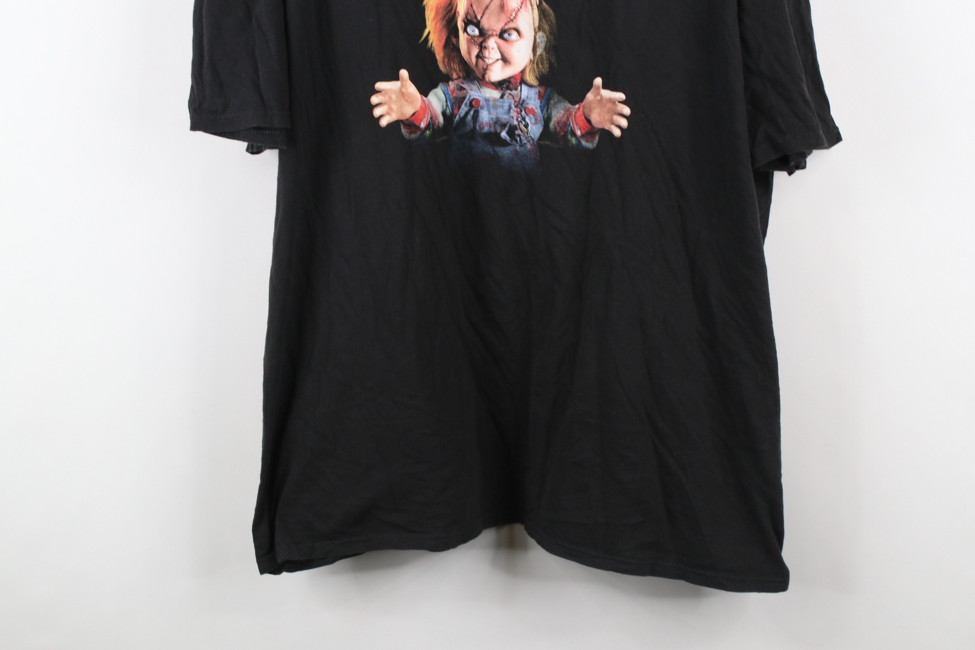 Vintage Vintage Y2K Halloween Chucky Free Hugs Horror Movie T-Shirt Size US XXL / EU 58 / 5 - 3 Thumbnail