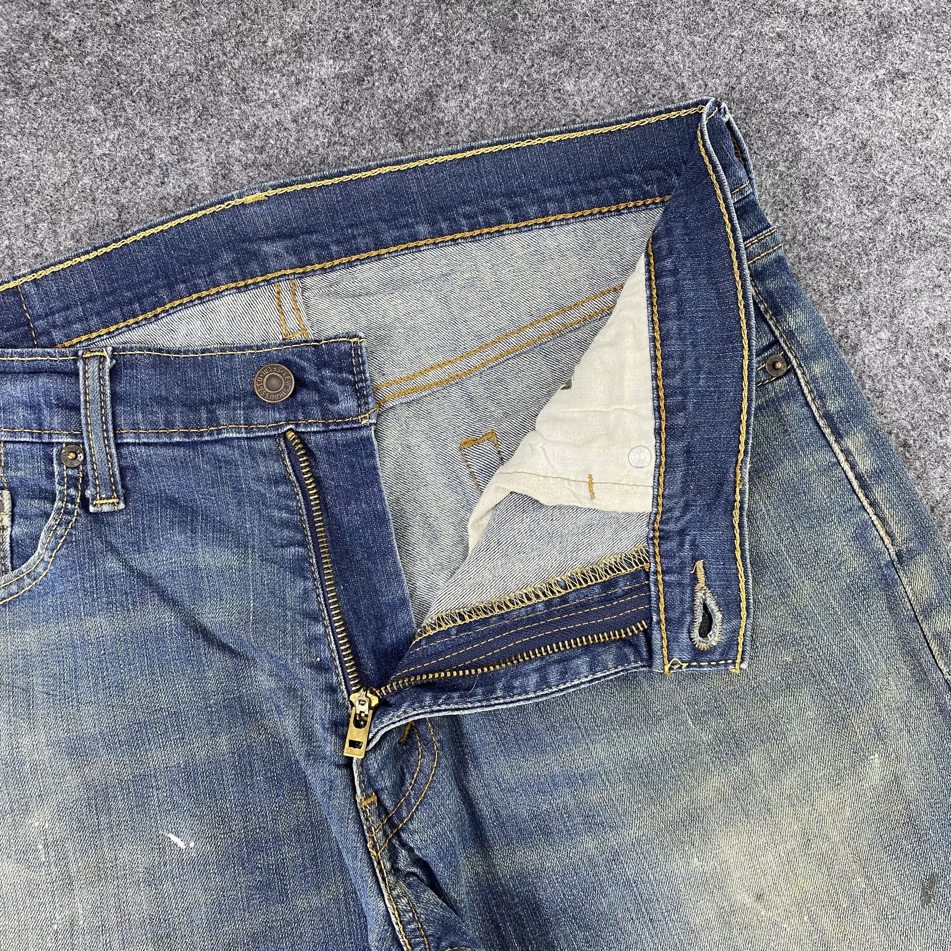 Jean × Levi's × Vintage Vintage Levis 514 Blue Wash Jeans-J1141 Size US 34 / EU 50 - 4 Thumbnail