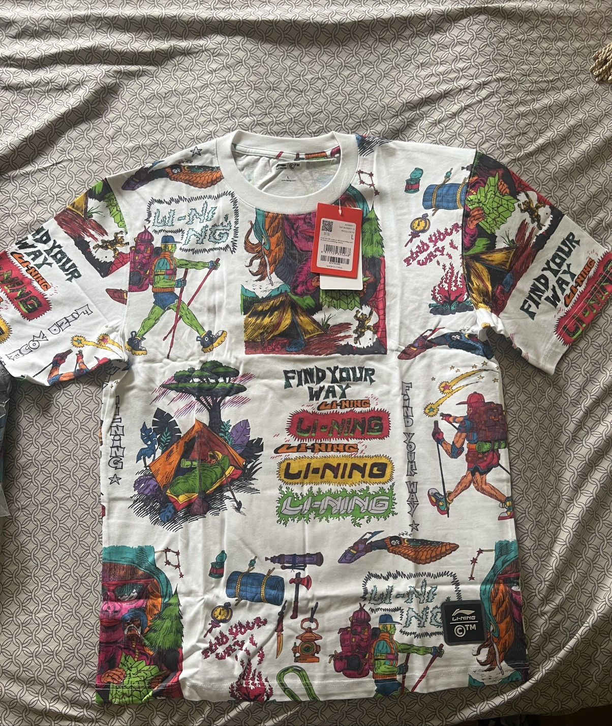 Li-Ning (Chinatown) Market x Li-ning “Find Your Way” Tee LARGE Size US L / EU 52-54 / 3 - 1 Thumbnail